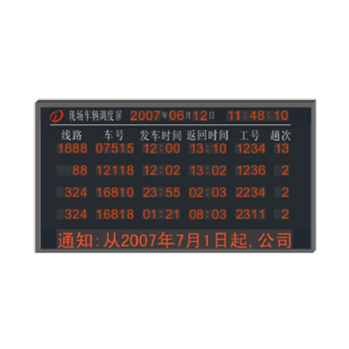 站場調度屏